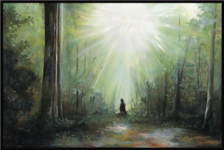 Sacred Grove - framed giclee canvas