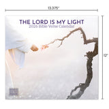 The Lord is My Light Bible Verse 2026 Wall Calendar