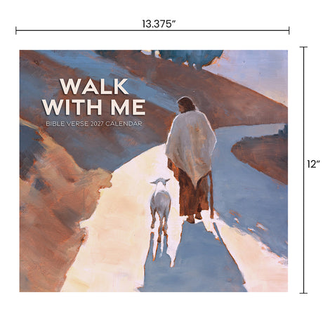 Walk With Me Bible Verse 2027 Calendar