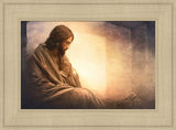 Resurrection Prayer - framed giclee canvas