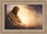 Resurrection Prayer - framed giclee canvas