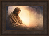 Resurrection Prayer - framed giclee canvas