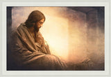 Resurrection Prayer - framed giclee canvas