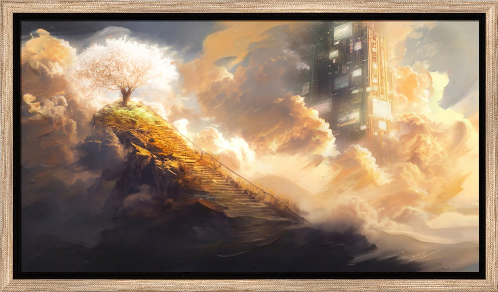 Lehi's Dream - framed giclee canvas