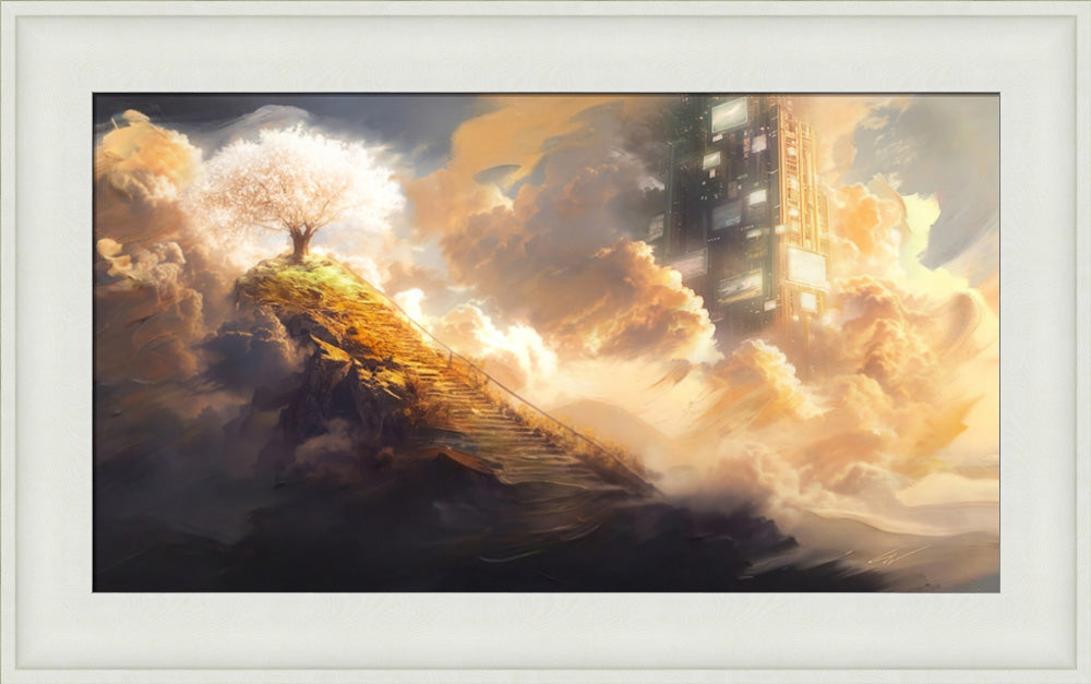 Lehi's Dream - framed giclee canvas