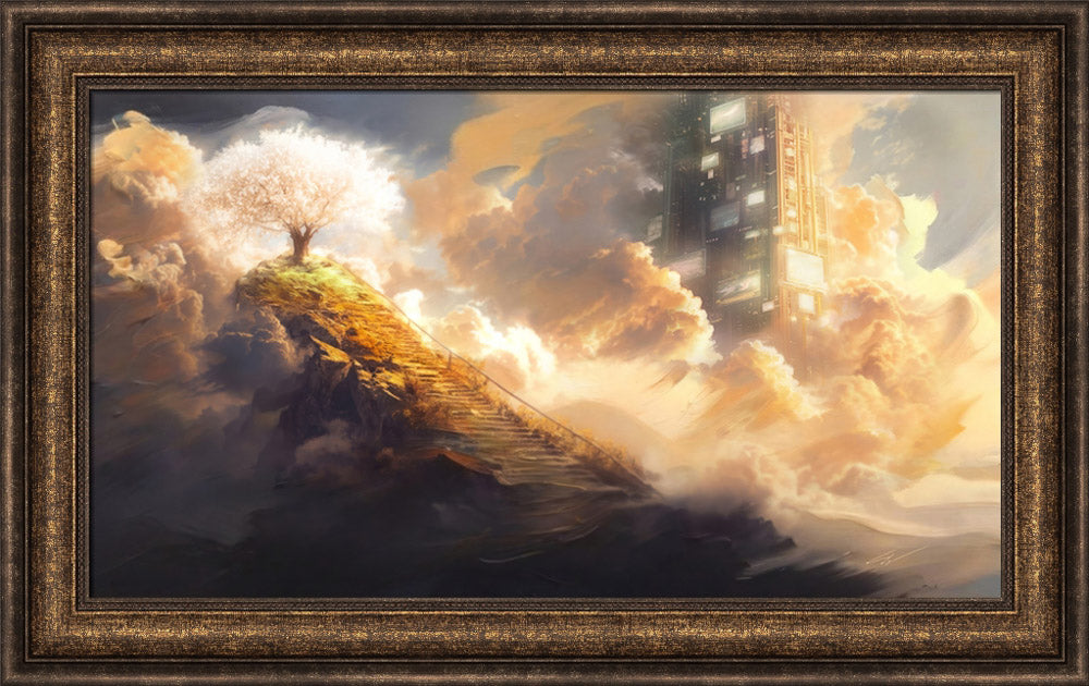 Lehi's Dream - framed giclee canvas