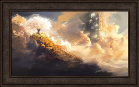 Lehi's Dream - framed giclee canvas