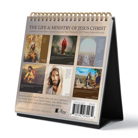 The Life and Ministry of Jesus Christ: A weekly art & scripture companion to your New Testament 2027 Come, Follow Me study