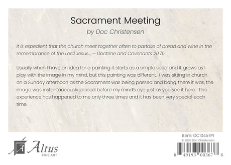 Sacrament Meeting by Doc Christensen