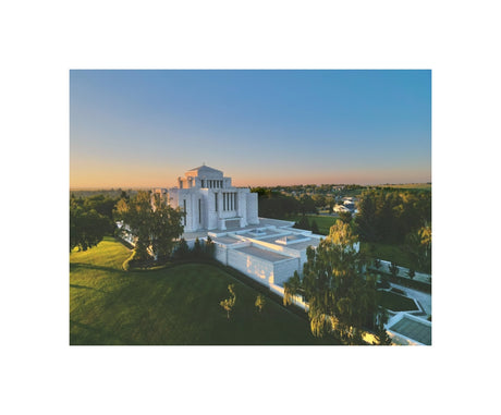 Cardston Alberta Canada Temple - Prairie To Promise