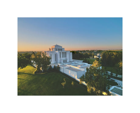 Cardston Alberta Canada Temple - Prairie To Promise