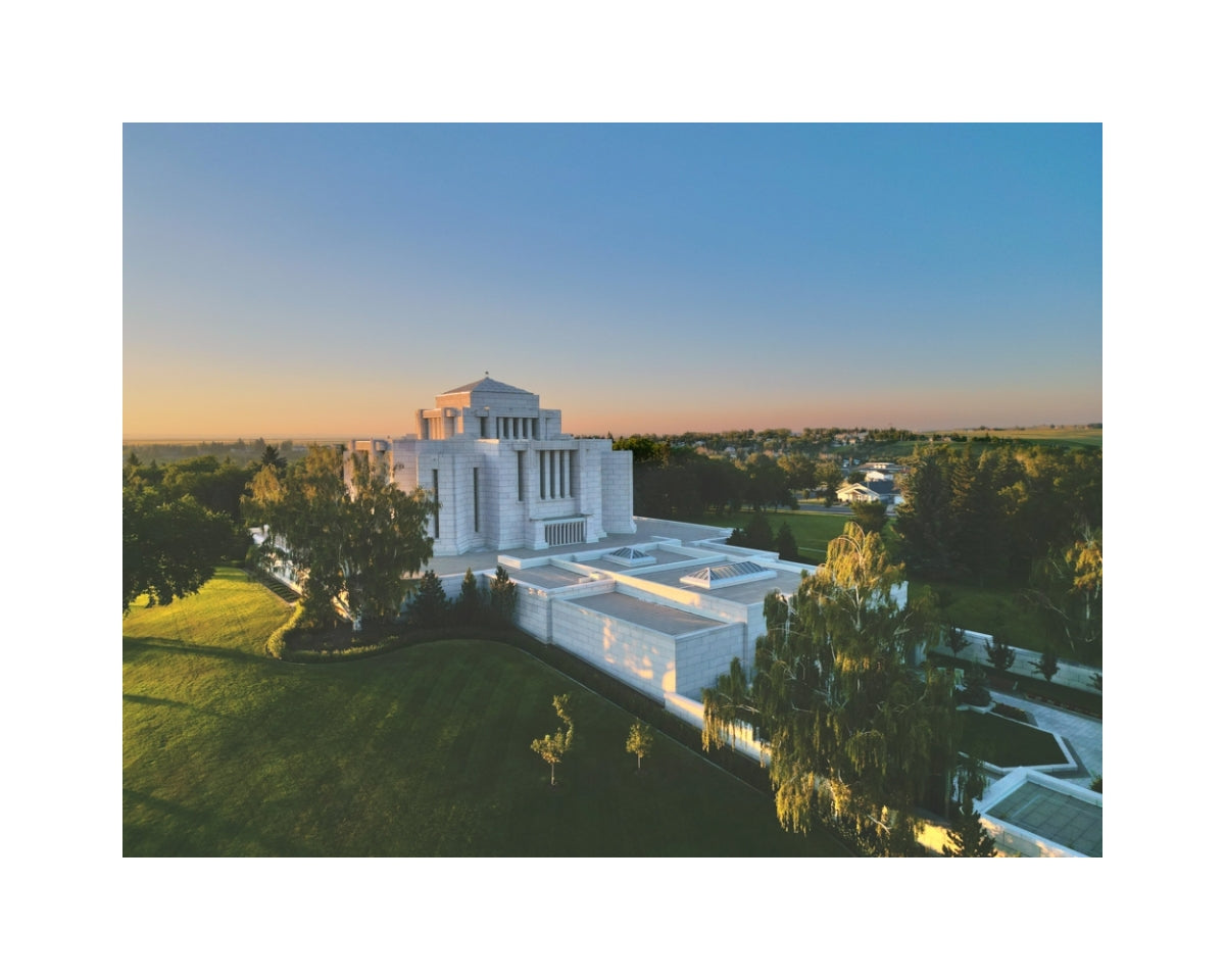 Cardston Alberta Canada Temple - Prairie To Promise