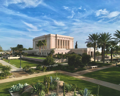 Mesa Arizona Temple - Standing Firm on Dry Ground