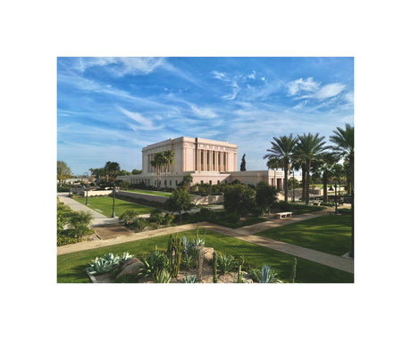 Mesa Arizona Temple - Standing Firm on Dry Ground