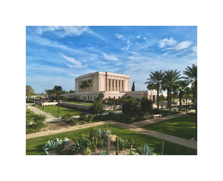 Mesa Arizona Temple - Standing Firm on Dry Ground
