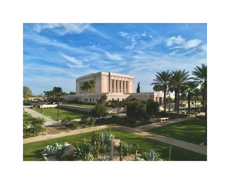 Mesa Arizona Temple - Standing Firm on Dry Ground