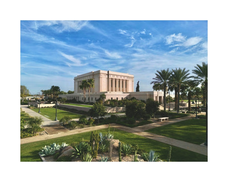 Mesa Arizona Temple - Standing Firm on Dry Ground