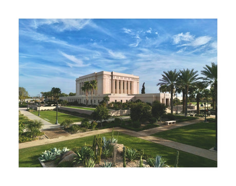 Mesa Arizona Temple - Standing Firm on Dry Ground
