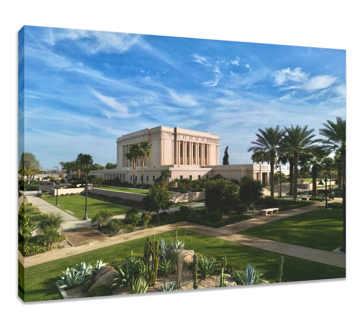 Mesa Arizona Temple - Standing Firm on Dry Ground