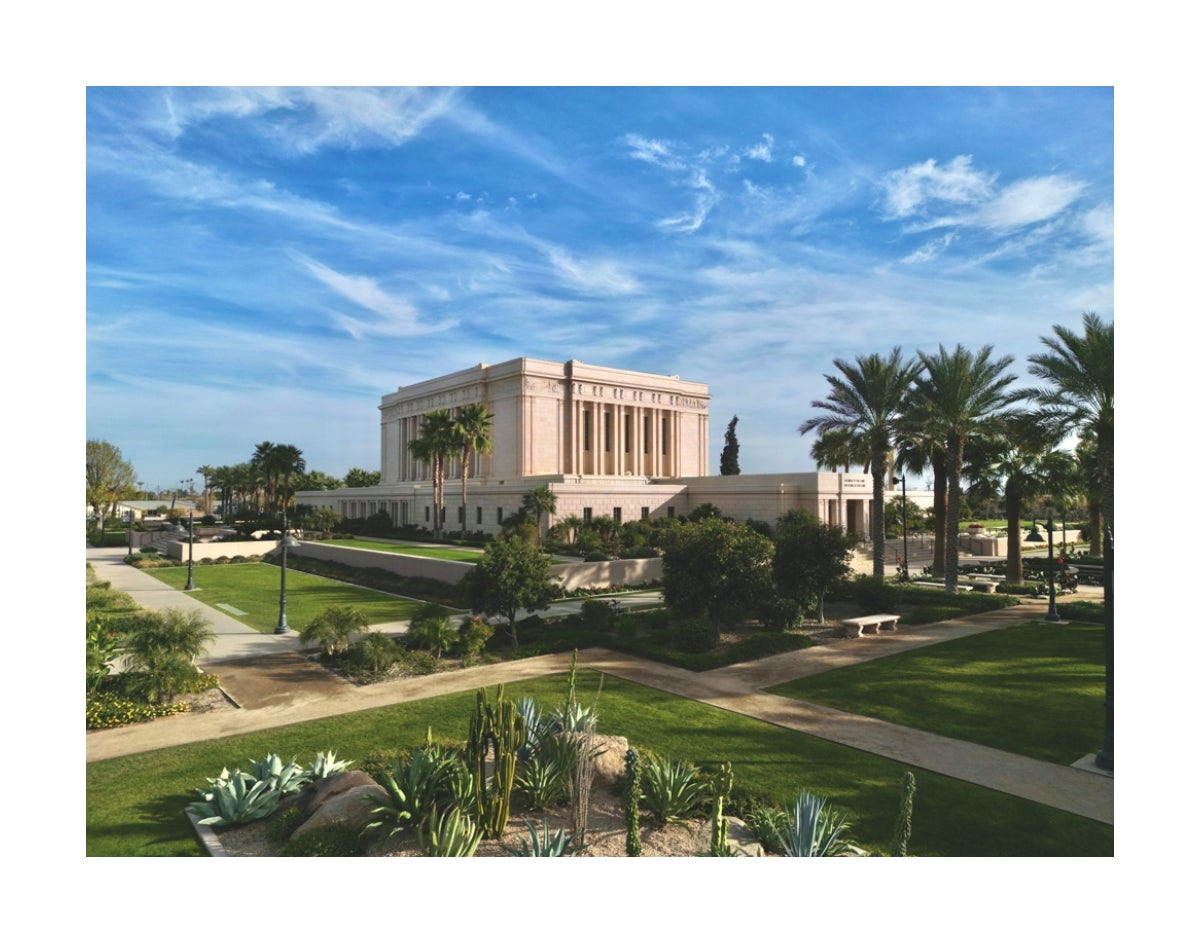 Mesa Arizona Temple - Standing Firm on Dry Ground