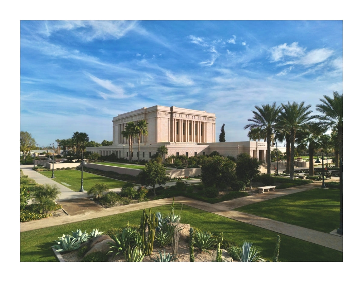 Mesa Arizona Temple - Standing Firm on Dry Ground