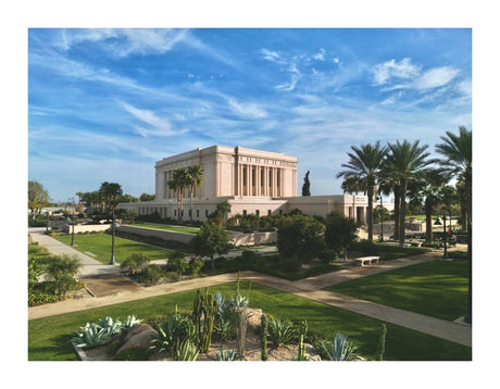 Mesa Arizona Temple - Standing Firm on Dry Ground