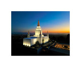 Oakland California Temple - Sunset on the Bay