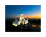 Oakland California Temple - Sunset on the Bay