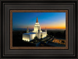Oakland California Temple - Sunset on the Bay