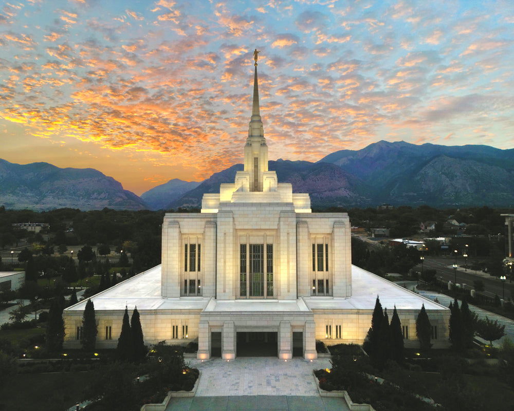 Ogden Utah Temple - The Day Dawn Is Breaking