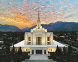 Ogden Utah Temple - The Day Dawn Is Breaking