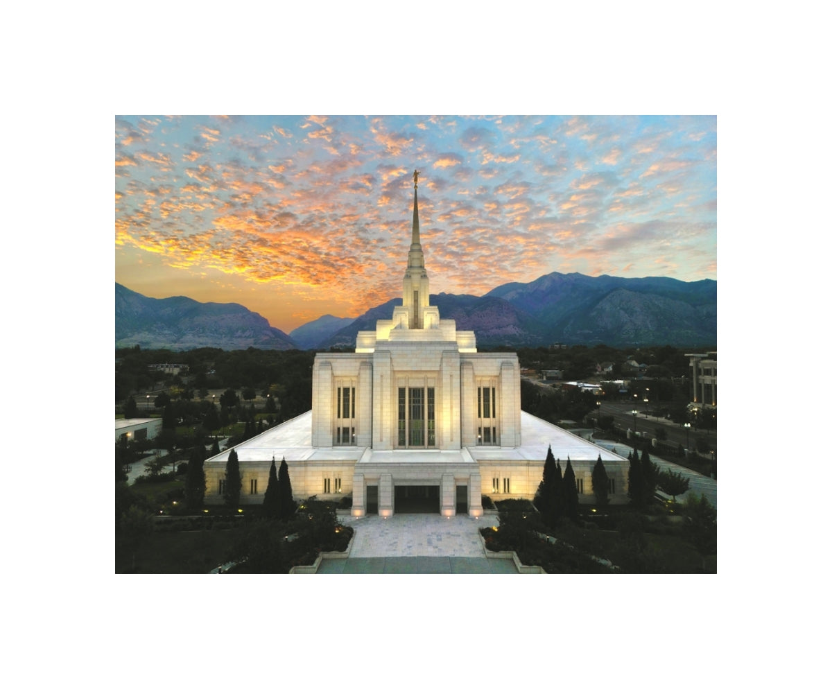 Ogden Utah Temple - The Day Dawn Is Breaking