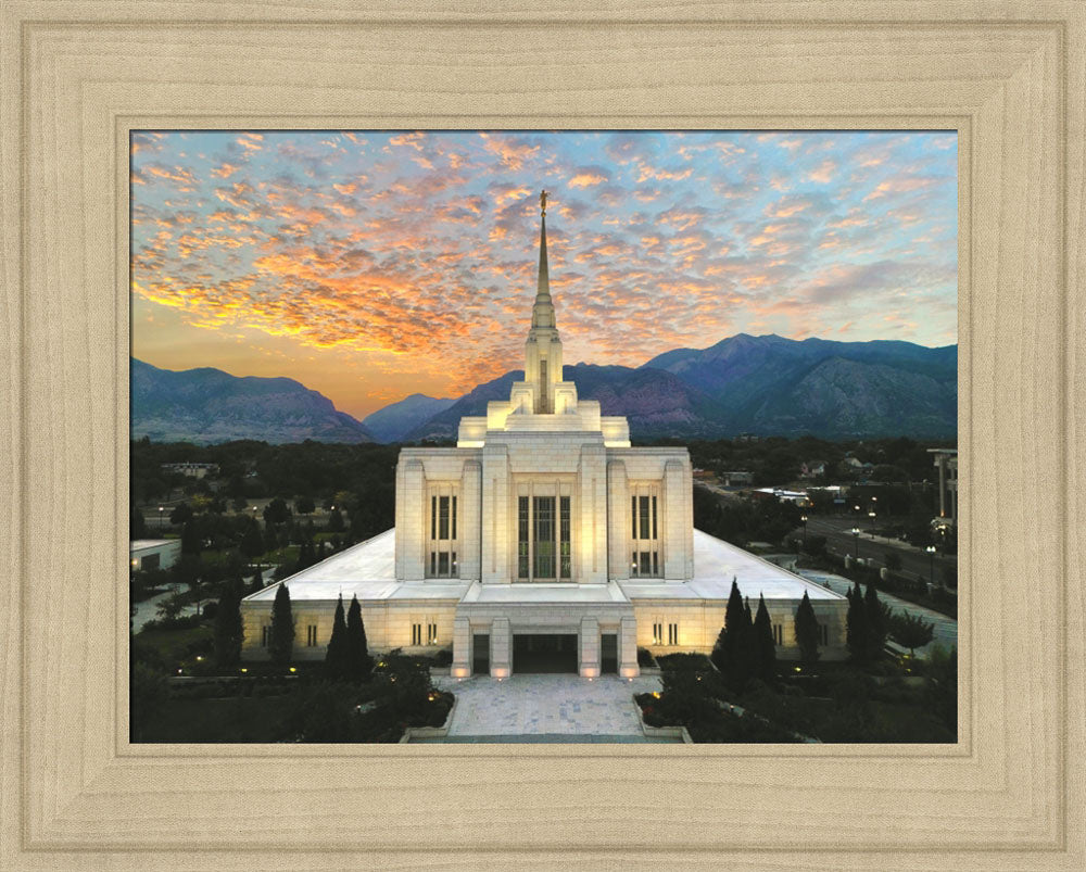 Ogden Utah Temple - The Day Dawn Is Breaking