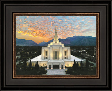 Ogden Utah Temple - The Day Dawn Is Breaking