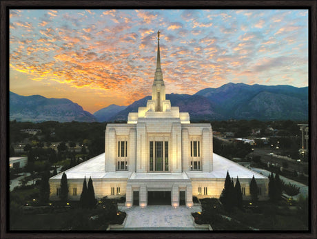 Ogden Utah Temple - The Day Dawn Is Breaking