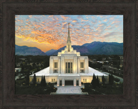 Ogden Utah Temple - The Day Dawn Is Breaking