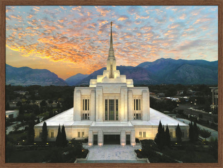 Ogden Utah Temple - The Day Dawn Is Breaking