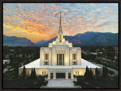 Ogden Utah Temple - The Day Dawn Is Breaking