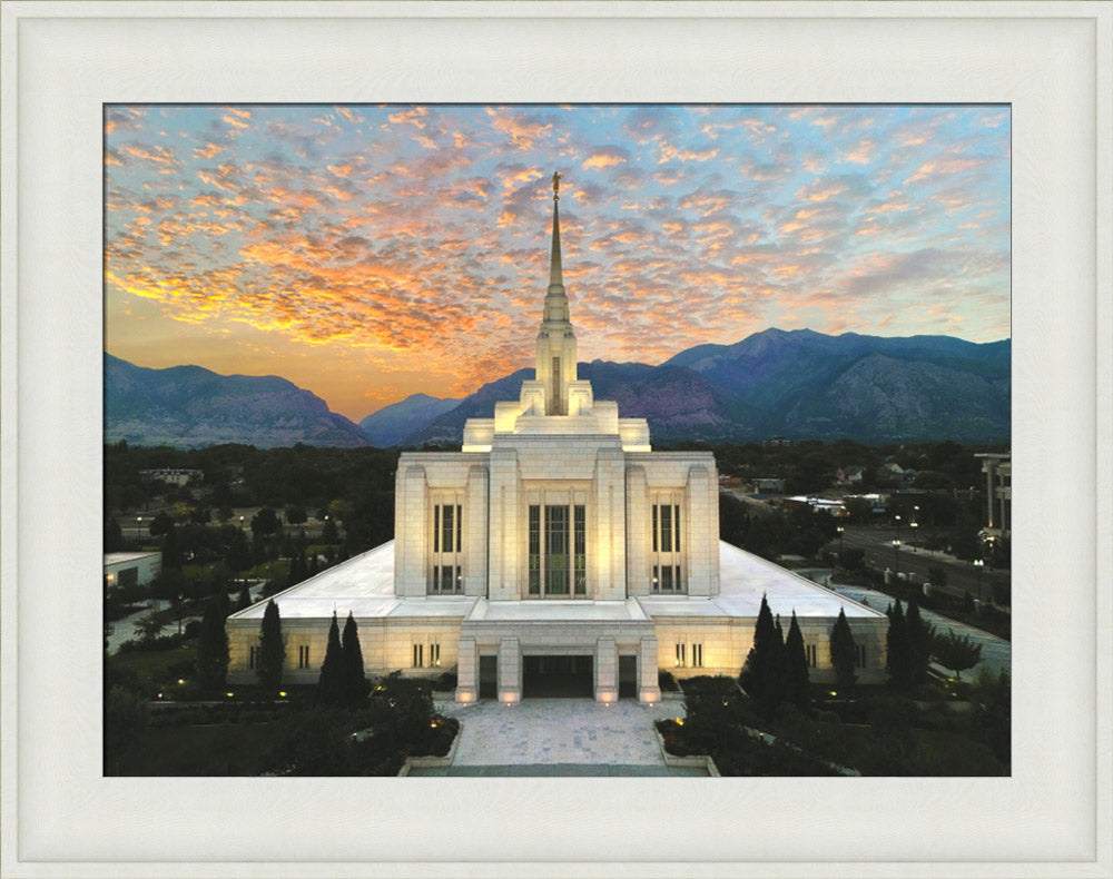 Ogden Utah Temple - The Day Dawn Is Breaking