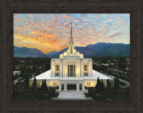 Ogden Utah Temple - The Day Dawn Is Breaking