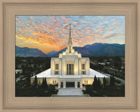 Ogden Utah Temple - The Day Dawn Is Breaking
