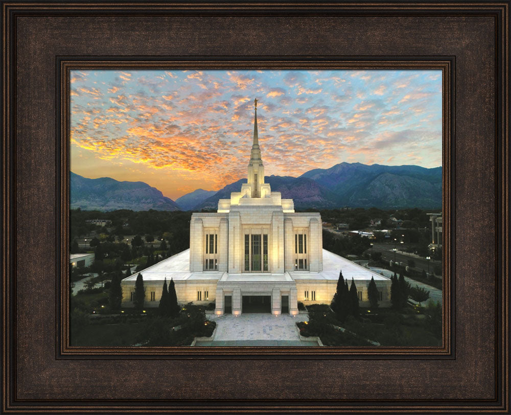 Ogden Utah Temple - The Day Dawn Is Breaking