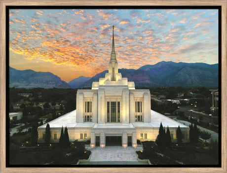 Ogden Utah Temple - The Day Dawn Is Breaking