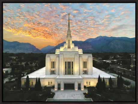 Ogden Utah Temple - The Day Dawn Is Breaking
