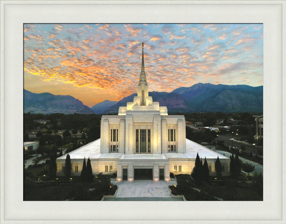 Ogden Utah Temple - The Day Dawn Is Breaking