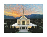Ogden Utah Temple - The Day Dawn Is Breaking