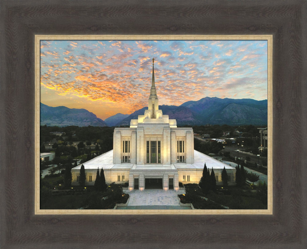 Ogden Utah Temple - The Day Dawn Is Breaking