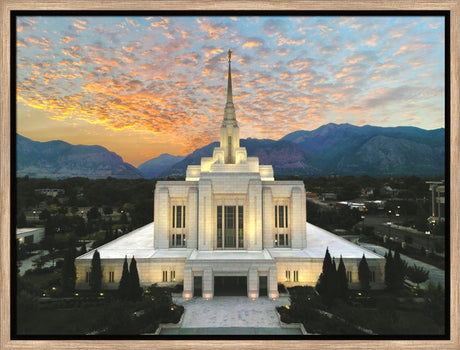 Ogden Utah Temple - The Day Dawn Is Breaking