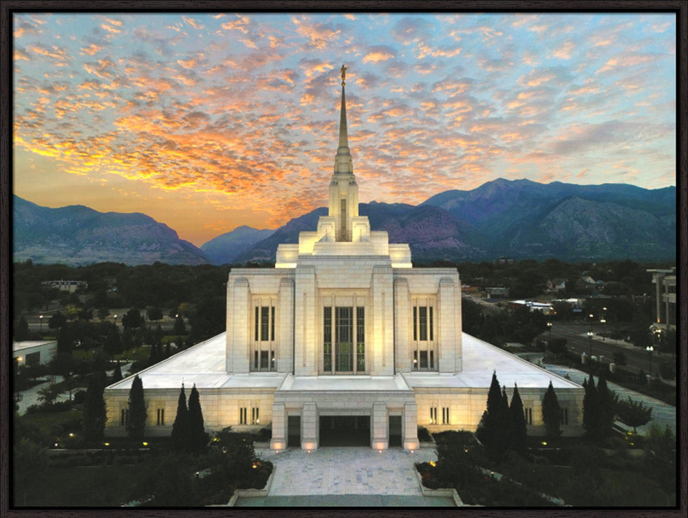 Ogden Utah Temple - The Day Dawn Is Breaking