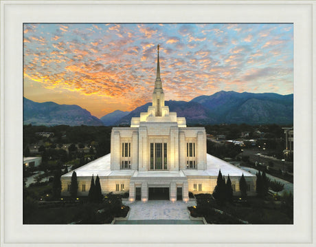 Ogden Utah Temple - The Day Dawn Is Breaking